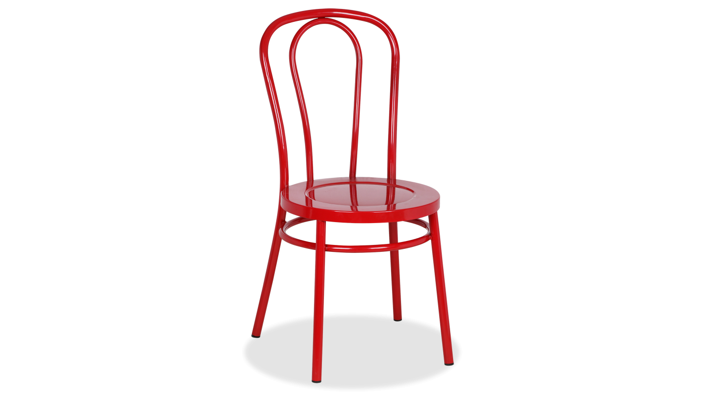 Thonet chair Designed by Thonet family 435 x 360 x 855 mm Painted steel Stock: Black, red colour Price: 1.200.000 VND
