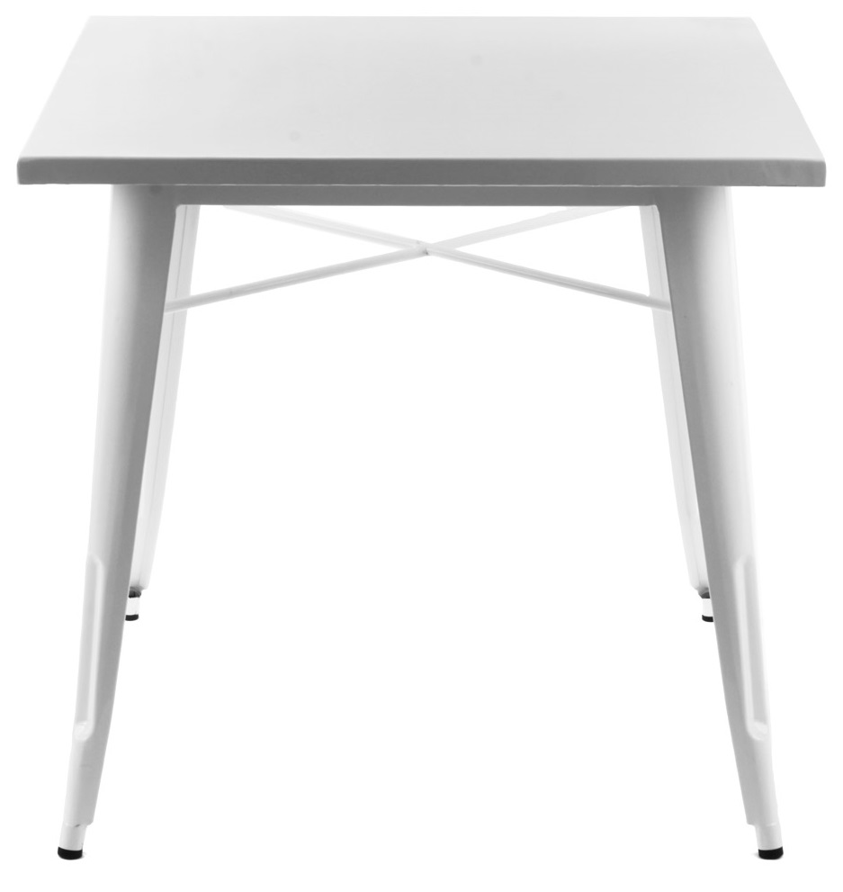 TOLIX TABLE Designed by Xavier Pauchard 600 x 600 x 740 mm Painted steel - Black/White colour Price: 2.000.000 VND