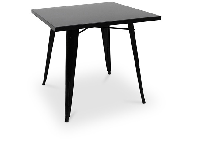 TOLIX TABLE-08 Designed by Xavier Pauchard 800 x 800 x 760 mm Painted steel - Black colour Price: 2.100.000 VND