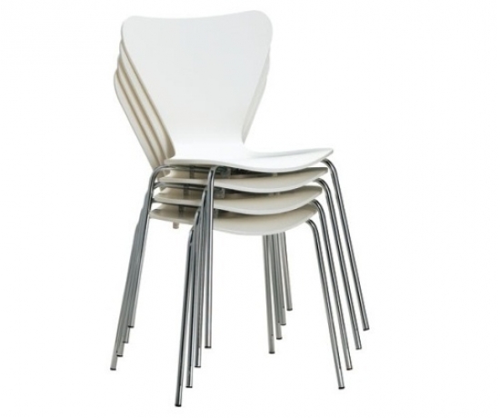 BUTTERFLY DINING CHAIR 460 x 540 x 860 mm Chrome steel leg, Plywood Dark brown, White Price: 900.000 VND