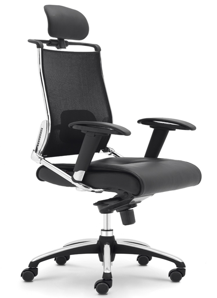 HR308-MU 640x700x1250÷1300 mm Mesh back, PVC seat, relax chair, Alu base Price: 3.790.000 VND/pc