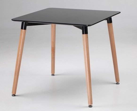 EAMES TABLE - SQUARE 80x80 800 x 800 x 750 mm MDF painted surface, wood legs. Price: 1.850.000 VND